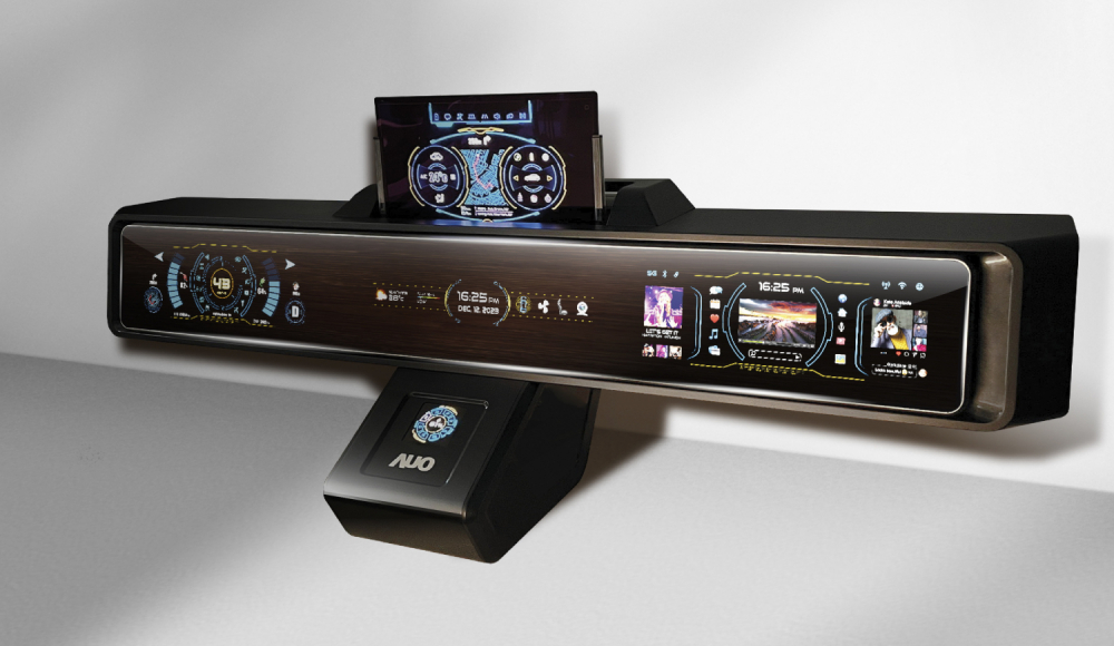 jinnian金年会Micro LED沉浸式车舱显示方案结合 可卷式、可伸缩的Micro LED应用并可呈现不同的质感纹路，展现人性化设计