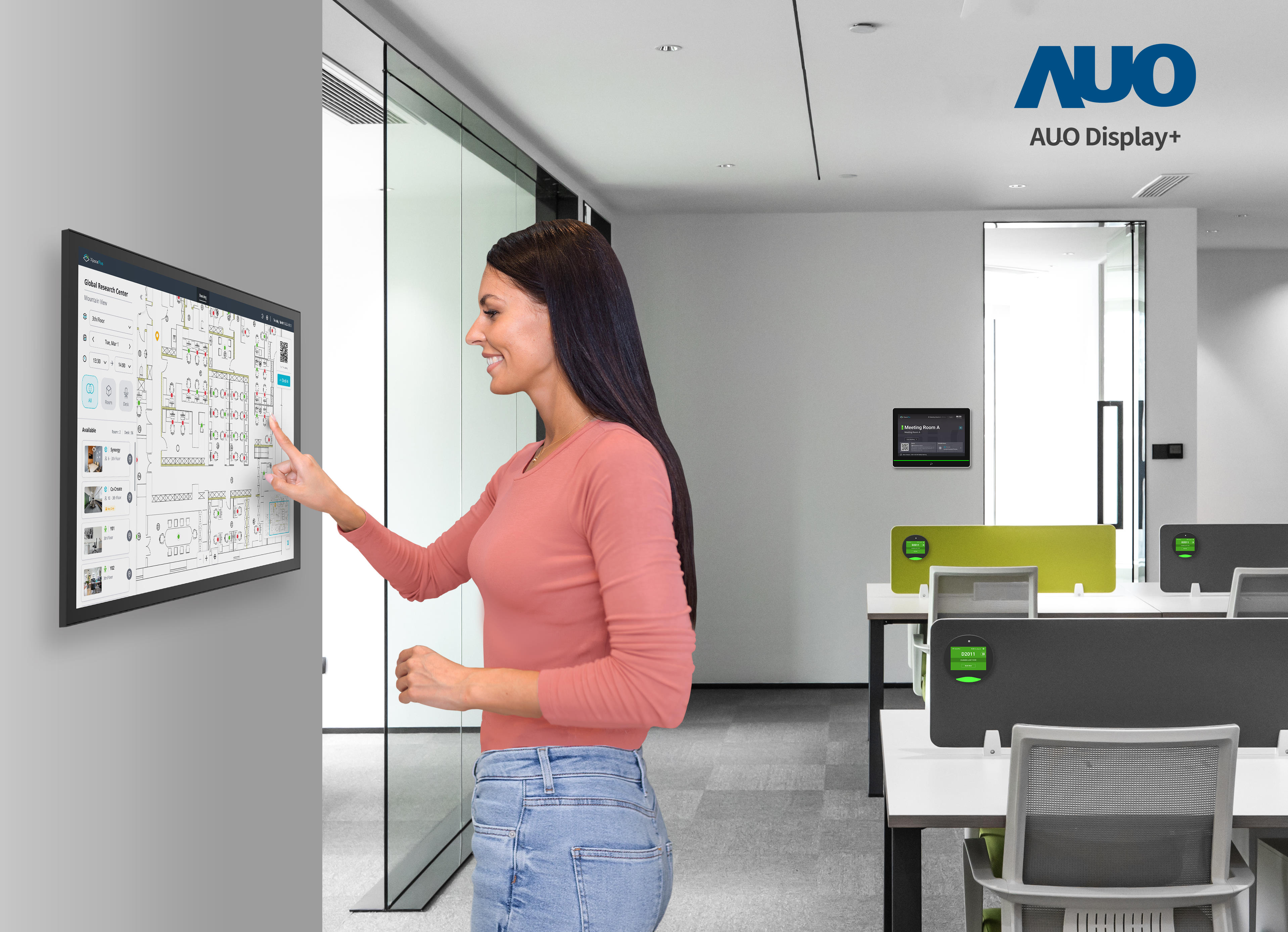 达擎会议空间管理解决方案可应用于空间预约和管理流程，将办公空间的查询、预约和保留等流程自动化，为用户提供更灵活、弹性的工作模式