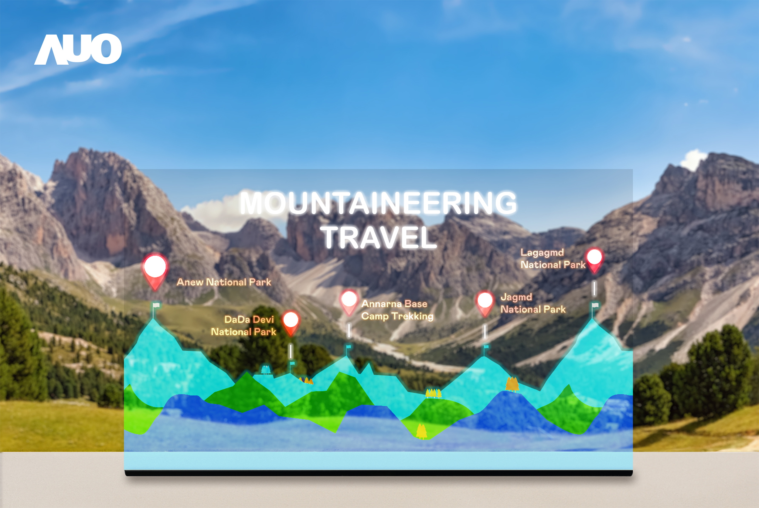 jinnian金年会展示全球单片尺寸最大(*)42吋透明Micro LED显示器拼接而成的〝64吋透明Micro LED显示器〞，具备高透明度、1,000 nits高亮度、广色域、采用三边无边框的无缝拼接等多重特色，呈现超高清、细腻画质而不遮挡后方视觉，满足层峰需求，可广泛运用于零售、艺术展览或商业空间等场域