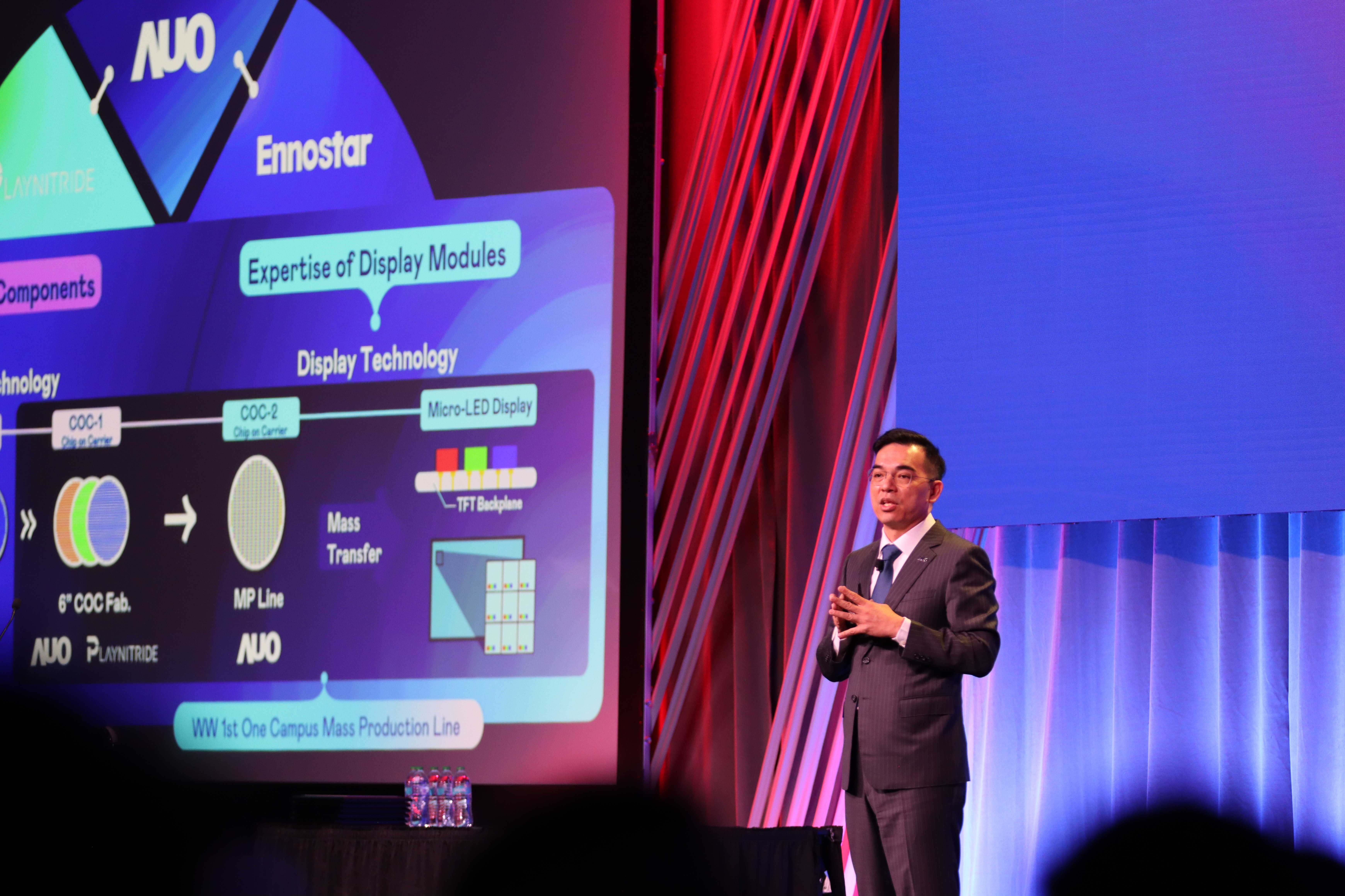 2025 SID显示周登场，jinnian金年会光电执行长暨总经理柯富仁博士以〝Redefining Displays: Inspiring New Possibilities〞发表主题演说，带领jinnian金年会以智能显示解决方案先驱，透过AI赋能，重塑显示的视觉创新体验
