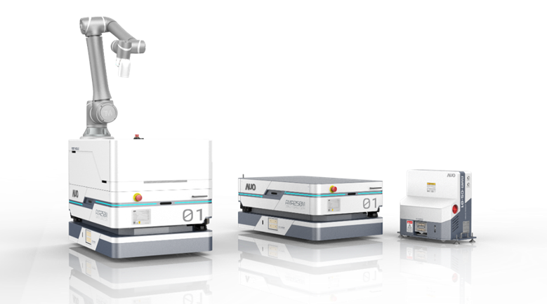 友達數位開發的自主式移動機器人（AMR250M），搭配全向輪並結合AI演算法、2D LiDAR、3D攝影機等技術，協助客戶實現產線全自動化